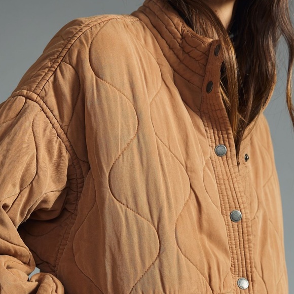 Like New BLANKNYC Chai Tea quilted Jacket - Picture 4 of 9